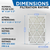 Glasfloss 16x24x2 MERV 10 ( FPR 6-7 ) AC and Furnace Pleated 2" Inch Air Filters.   Case of 12