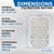 Glasfloss 20x30x2 MERV 10 ( FPR 6-7 ) AC and Furnace Pleated 2" Inch Air Filters.   Case of 12