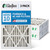 Glasfloss 12x24x4 MERV 10 ( FPR 6-7 ) AC and Furnace Pleated 4" Inch Air Filters.   Quantity 4.   Exact Size: 11-3/8 x 23-3/8 x 3-3/4"