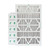 Glasfloss 16x25x4 MERV 10 AC & Furnace Filters. Case of 6. Actual Size: 15-1/2 x 24-1/2 x 3-3/4