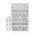 Glasfloss 16x25x4 MERV 10 ( FPR 6-7 ) AC and Furnace Pleated 4" Inch Air Filters.   Quantity 4.   Exact Size: 15-1/2 x 24-1/2 x 3-3/4"