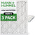 14X18X1 MERV 8 Pleated AC Furnace Air Filters by Mann+Hummel.    3 Pack
