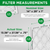 14x28x1 MERV 8 ( FPR 5-6 ) AC and Furnace Pleated Air Filters.   Quantity 3