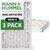 18x30x1 MERV 8 Pleated AC Furnace Air Filters by Mann+Hummel. 3 Pack