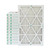 Glasfloss ZL 12x20x2 MERV 13 ( FPR 10 ) Pleated AC Furnace Air Filters.   Case of 12.   Exact Size: 11-1/2 x 19-1/2 x 1-3/4