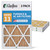 Glasfloss ZL 14x25x2 MERV 11 ( FPR 7 ) Pleated AC Furnace Air Filters.  3 Pack.   Exact Size: 13-1/2 x 24-1/2 x 1-3/4