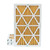 Glasfloss ZL 14x25x2 MERV 11 ( FPR 7 ) Pleated AC Furnace Air Filters.  3 Pack.   Exact Size: 13-1/2 x 24-1/2 x 1-3/4