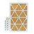 Glasfloss ZL 14x25x2 MERV 11 ( FPR 7 ) Pleated AC Furnace Air Filters.  6 Quantity.  Exact Size: 13-1/2 x 24-1/2 x 1-3/4