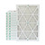 Glasfloss ZL 14x25x2 MERV 13 ( FPR 10 ) Pleated AC Furnace Air Filters.   Case of 12.   Exact Size: 13-1/2 x 24-1/2 x 1-3/4