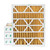 Glasfloss ZL 16x20x4 MERV 11 ( FPR 7 ) Pleated AC Furnace Air Filters.  4 Quantity.  Exact Size: 15-1/2 x 19-1/2 x 3-3/4