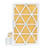 Glasfloss ZL 16x25x1 MERV 11 ( FPR 7 ) Pleated AC Furnace Air Filters.  6 Quantity.  Exact Size: 15-1/2 x 24-1/2 x 7/8