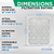 Glasfloss ZL 18x24x2 MERV 13 ( FPR 10 ) Pleated AC Furnace Air Filters.  6 Quantity.  Exact Size: 17-1/2 x 23-1/2 x 1-3/4