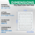 Glasfloss ZL 18x24x4 MERV 13 ( FPR 10 ) Pleated AC Furnace Air Filters.  4 Quantity.  Exact Size: 15-1/2 x 24-1/2 x 3-3/4