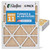 Glasfloss ZL 20x25x1 MERV 11 ( FPR 7 ) Pleated AC Furnace Air Filters.  6 Quantity.  Exact Size: 19-1/2 x 24-1/2 x 7/8