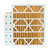 Glasfloss ZL 20x25x4 MERV 11 ( FPR 7 ) Pleated AC Furnace Air Filters.   Case of 6.   Exact Size: 19-1/2 x 24-1/2 x 3-3/4