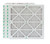 Glasfloss ZL 25x25x2 MERV 13 ( FPR 10 ) Pleated AC Furnace Air Filters.   Case of 12.   Exact Size: 24-1/2 x 24-1/2 x 1-3/4