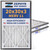 Zephyr 20x30x3 VGF Merv 11 Media HVAC Air Cleaner Replacement Filter for Return Air Grilles.  Case of 3