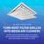 Zephyr 20x20x3 VGF Merv 13 Pleated Air Cleaner Filters for Whole Home Return Air Grilles. Box of 2