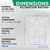 Glasfloss ZL 18x24x1 MERV 13 Pleated AC Furnace Air Filters.    6 Pack
