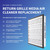 Zephyr 16x25x3 VGF Merv 13 Pleated Air Cleaner Filters for Whole Home Return Air Grilles. Box of 2