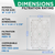 Glasfloss ZL 14x25x1 MERV 13 Pleated AC Furnace Air Filters.    6 Pack