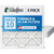 Glasfloss ZL 20x22x2 MERV 10 Pleated AC Furnace Air Filters. 6 Pack | Exact Size: 19.5 x 21.875 x 1.75
