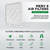 16x25x1 MERV 8 Pleated AC Furnace Air Filters.   6 Pack