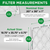 20x36x1 MERV 8 Pleated 1' AC Furnace Filters by Mann+Hummel. 6 Pack