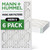 20x36x1 MERV 8 Pleated 1' AC Furnace Filters by Mann+Hummel. 6 Pack