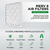 10x36x1 MERV 8 Pleated 1' AC Furnace Filters by Mann+Hummel. 4 Pack