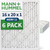 16x20x1 MERV 11 Pleated AC Furnace Air Filters by Mann+Hummel.  6 Pack
