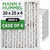 20x25x4 MERV 8 Pleated HVAC AC Furnace Air Filters by Mann+Hummel. Case of 6. (Exact Size: 19.5 x 24.5 x 3.75 Inches)