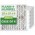 20x20x4 MERV 13 Pleated AC Furnace Air Filters by Mann+Hummel.   Case of 6