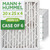 20x25x4 MERV 13 Pleated AC Furnace Air Filters by Mann+Hummel. Case of 6
