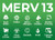 24x24x4 MERV 13 Pleated AC Furnace Air Filters.    3 Pack