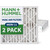24x24x4 MERV 11 Pleated AC Furnace Air Filters by Mann+Hummel.   2 Pack