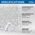 Glasfloss ZL 12x20x1 MERV 13 Pleated AC Furnace Air Filters.   4 Pack