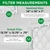 14x14x1 MERV 8 Pleated AC Furnace Air Filters by Mann+Hummel.    4 Pack