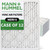15x20x1 MERV 8 Pleated AC Furnace Air Filters by Mann+Hummel.   Case of 12