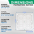 Glasfloss ZL 18X18X1 MERV 13 Pleated AC Furnace Air Filters.    6 Pack