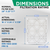 Glasfloss ZL 20x25x1 MERV 13 Pleated AC Furnace Air Filters.   2 Pack