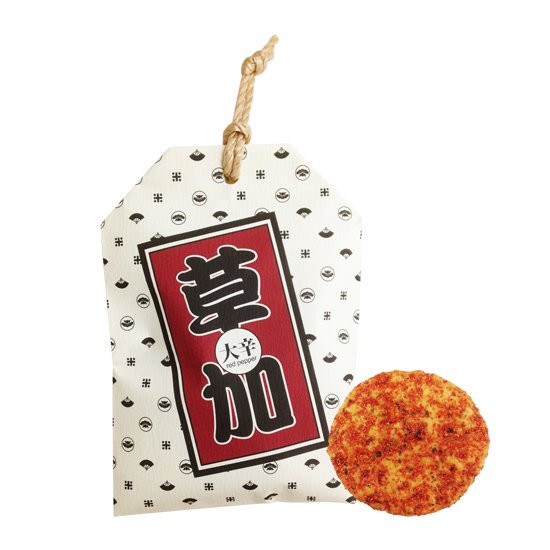 Souka Senbei Cracker with hot Chili Flavor from Matsuzaki Senbei, 145g