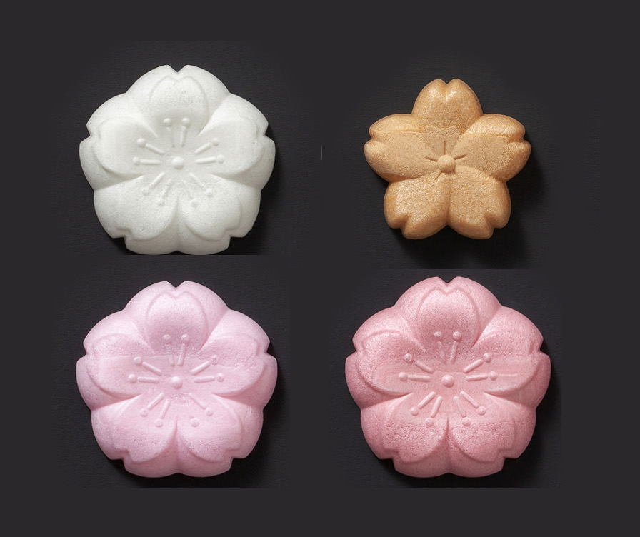 Japanese Wagashi MONAKA Shells SAKURA C020, 50 Sets