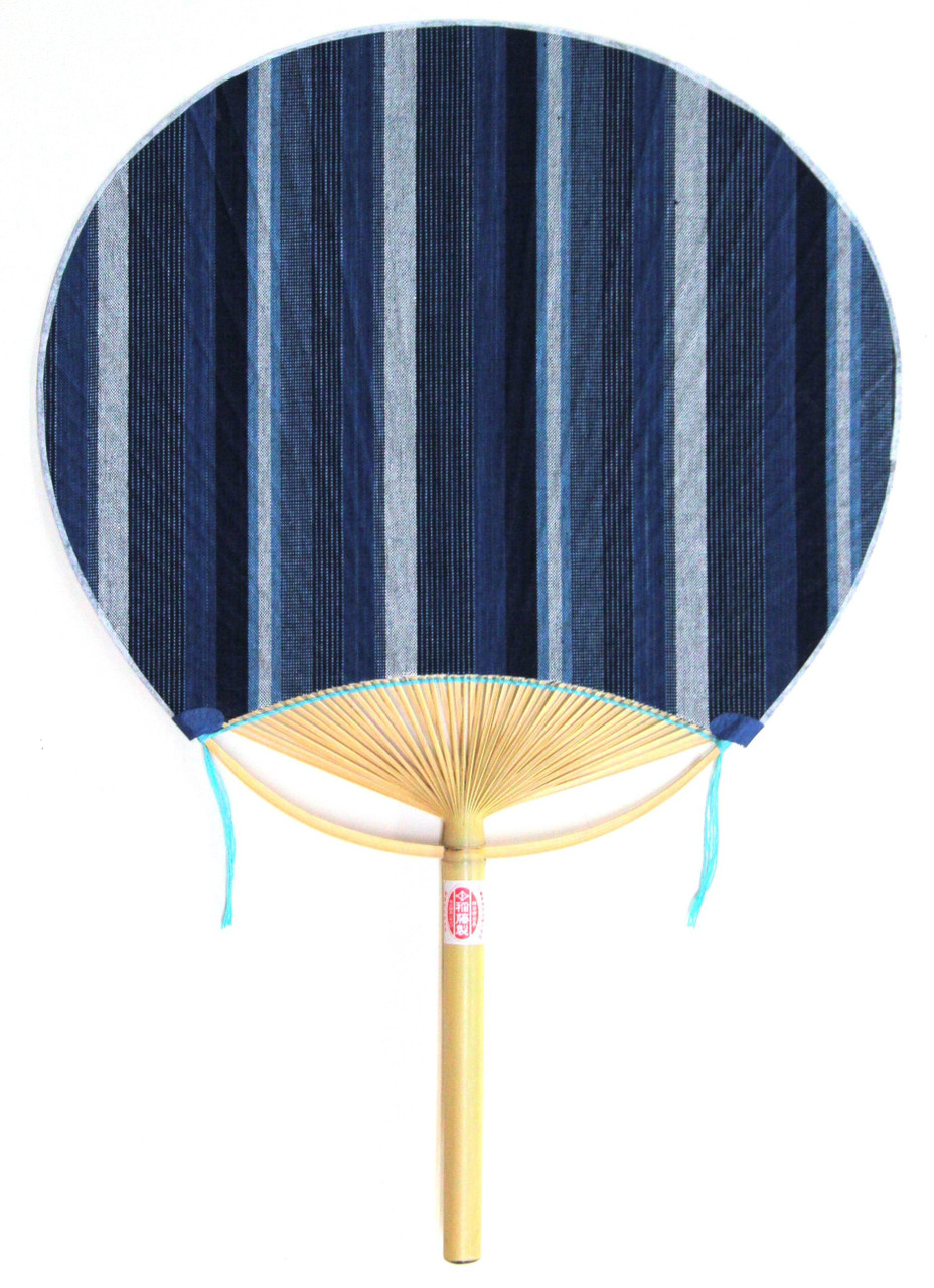 Traditional Uchiwa Fan with Matsusaka Cotton