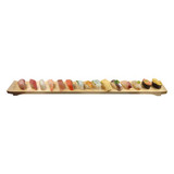 Kiso Hinoki Cypress Long, Centerpiece Sushi Tray