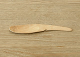 WASARA Disposable Bamboo Spoon, Biodegradable