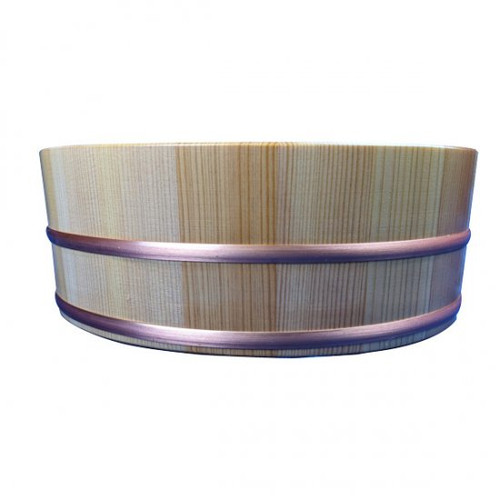 Kiso Sawara Cypress Wooden Tub for Sushi and Noodles