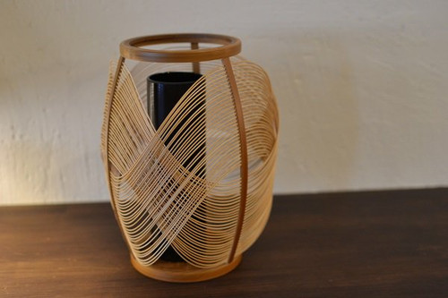 Miyabi Andon Bamboo Flower Vase 'Koyo'