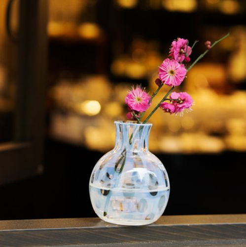 Hirota Glass Taisho Roman Mini Flower Vase
