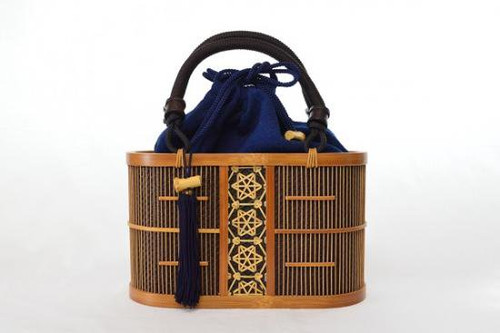 Miyabi Andon Bamboo Handbag "Mallow" (Small)